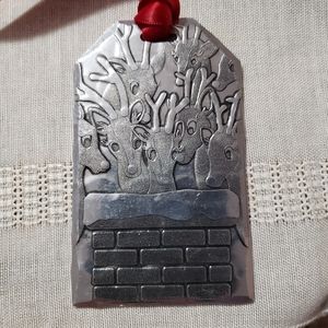 Vintage Wendell August Forge Christmas Ornament